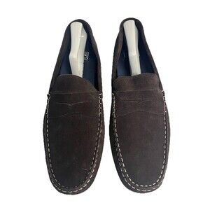 Lacoste Paris Suede Driving Shoes Men’s Size 13 EU 47 Dark Brown Drivers 25377